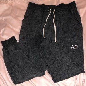 Alpha Phi joggers (run small)